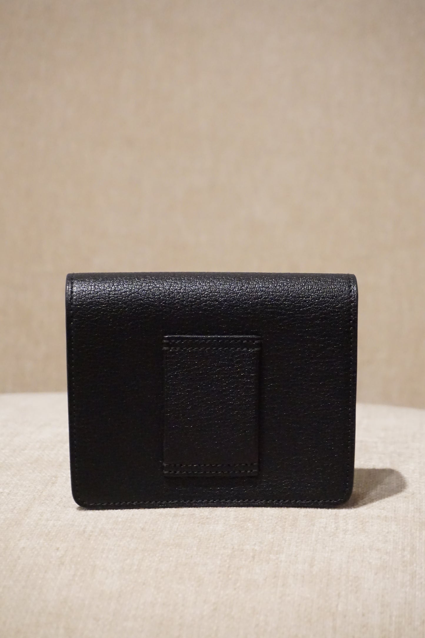 Pre-Loved 2023 Hermès Black Roulis Slim Wallet