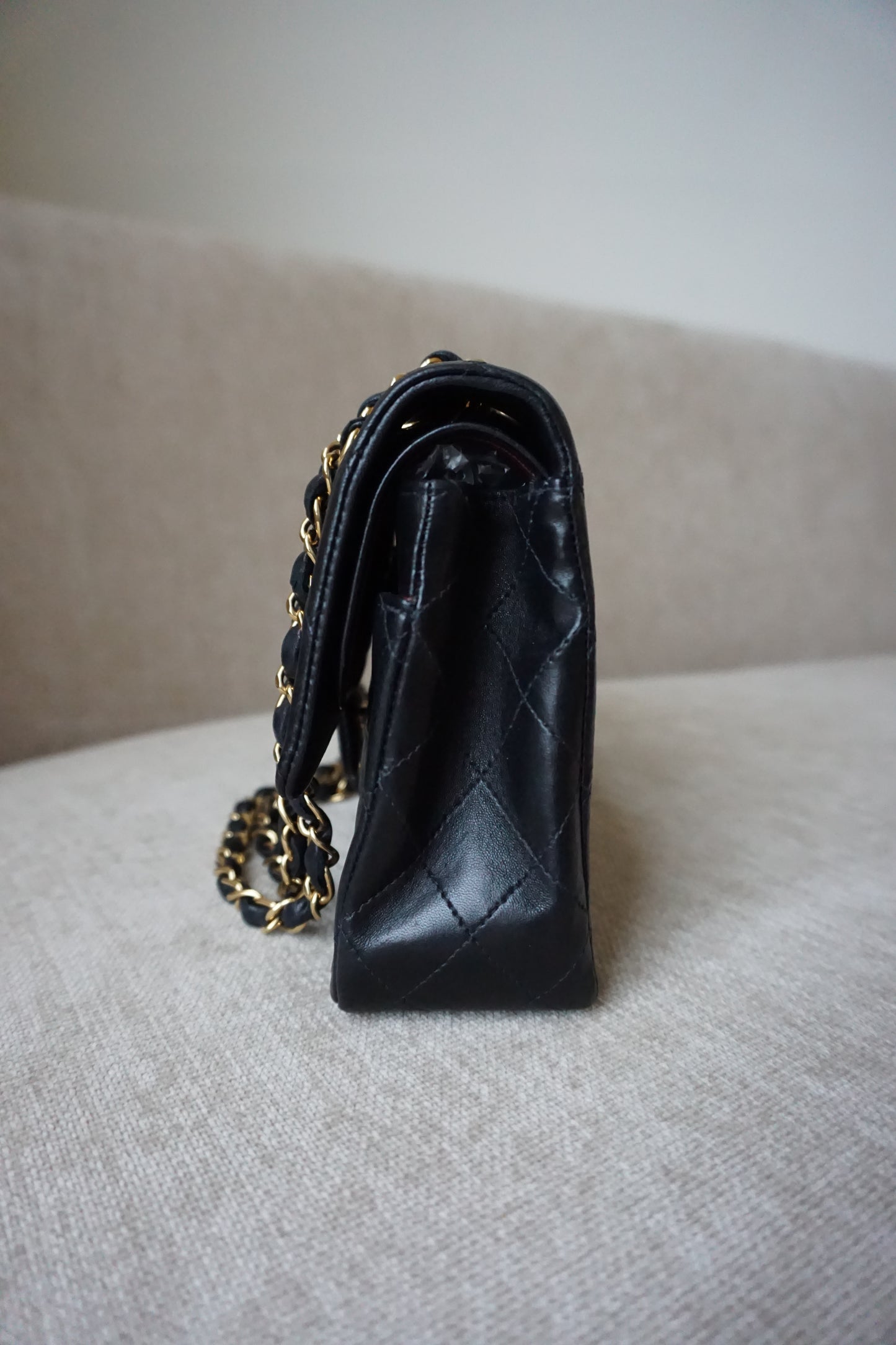 Pre-Loved Chanel Black Medium Classic Flap
