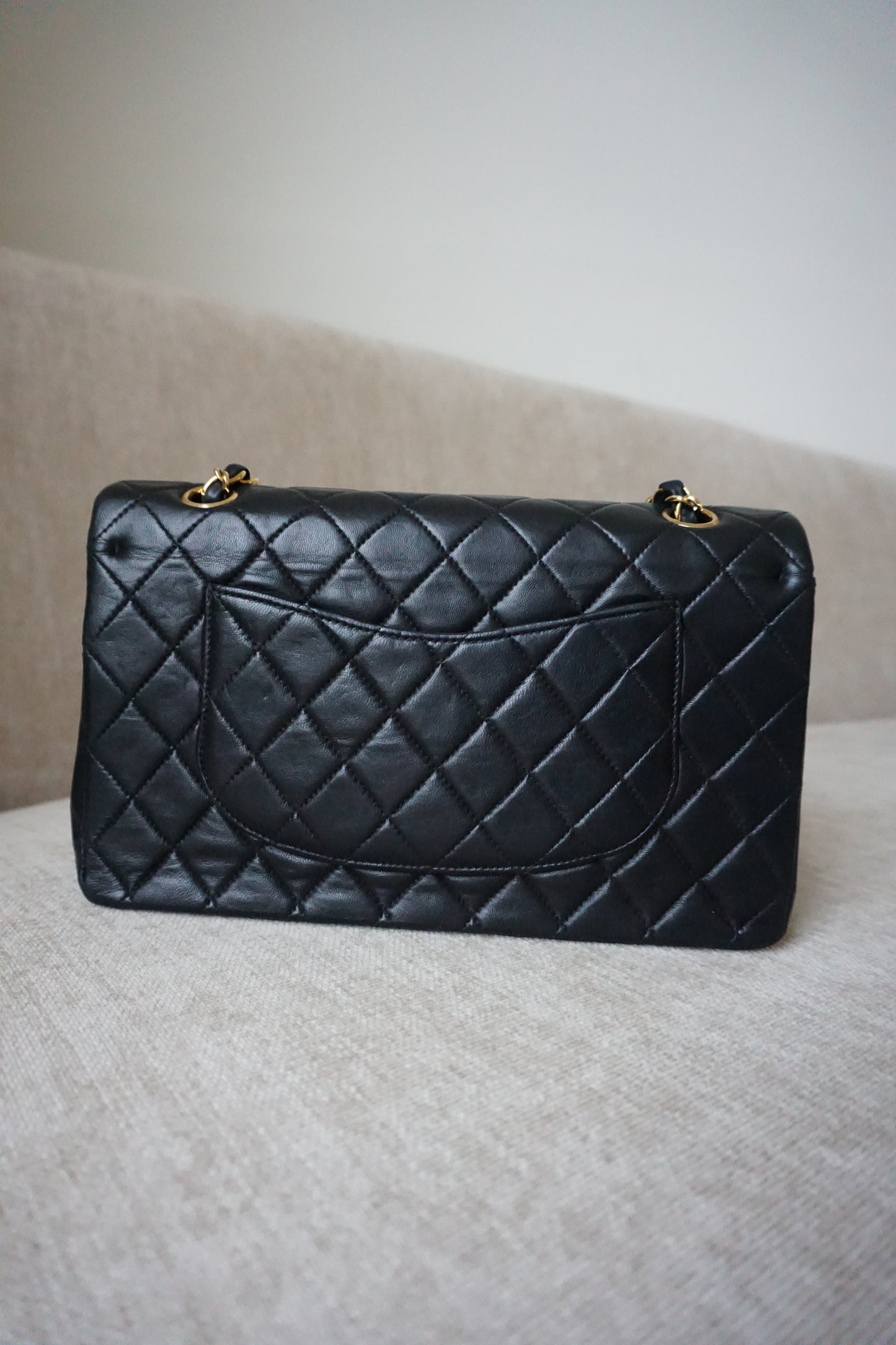 Pre-Loved Chanel Black Medium Classic Flap