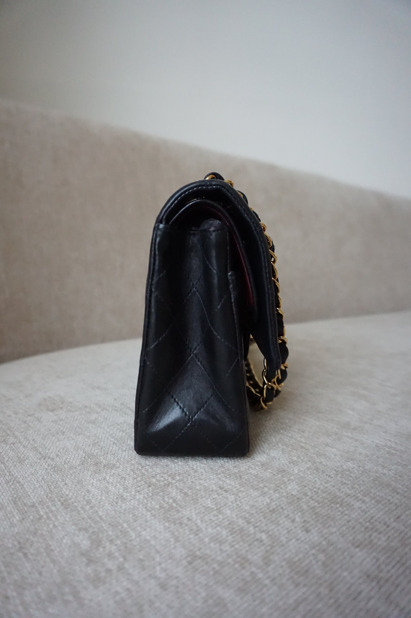 Pre-Loved Chanel Black Medium Classic Flap