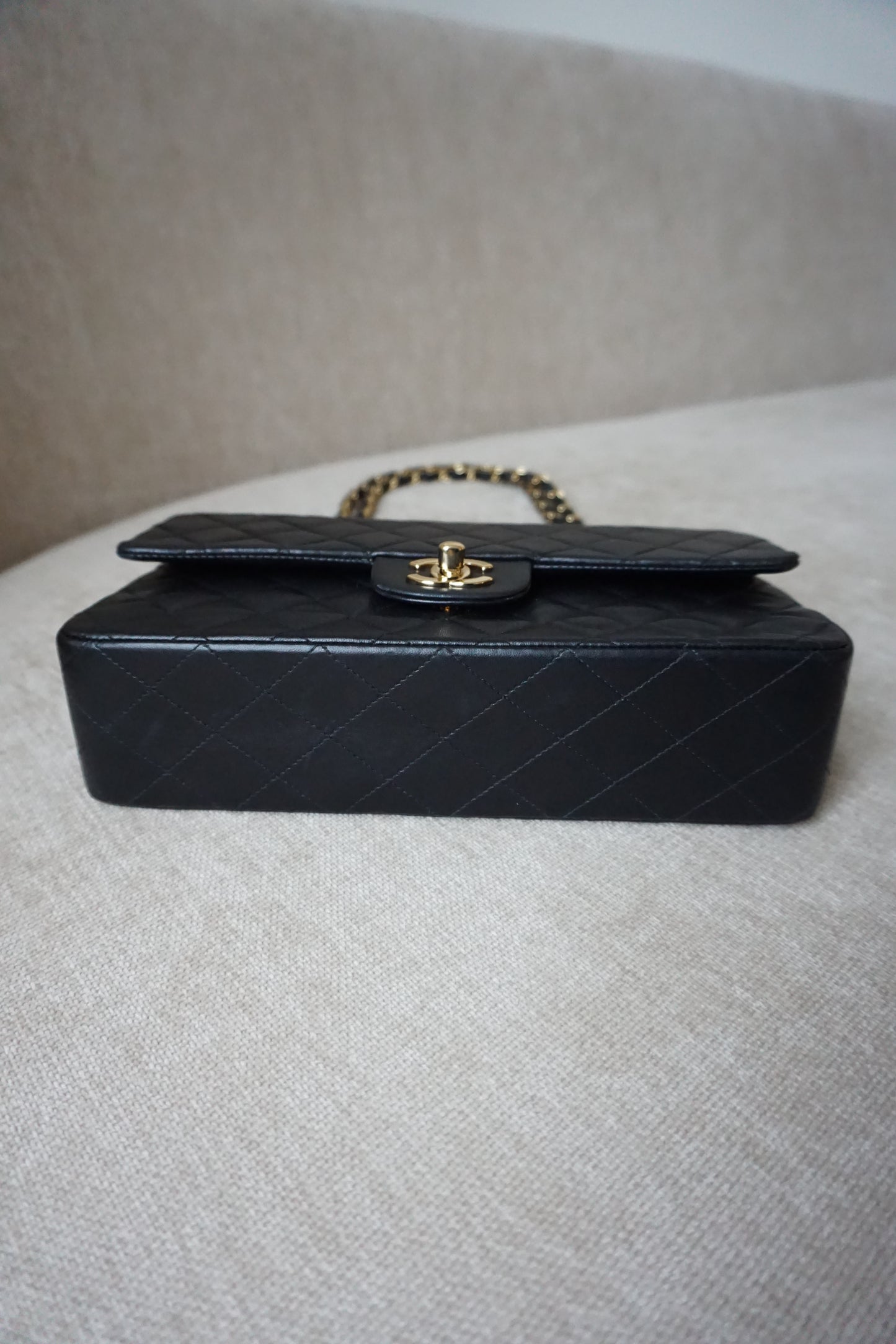 Pre-Loved Chanel Black Medium Classic Flap