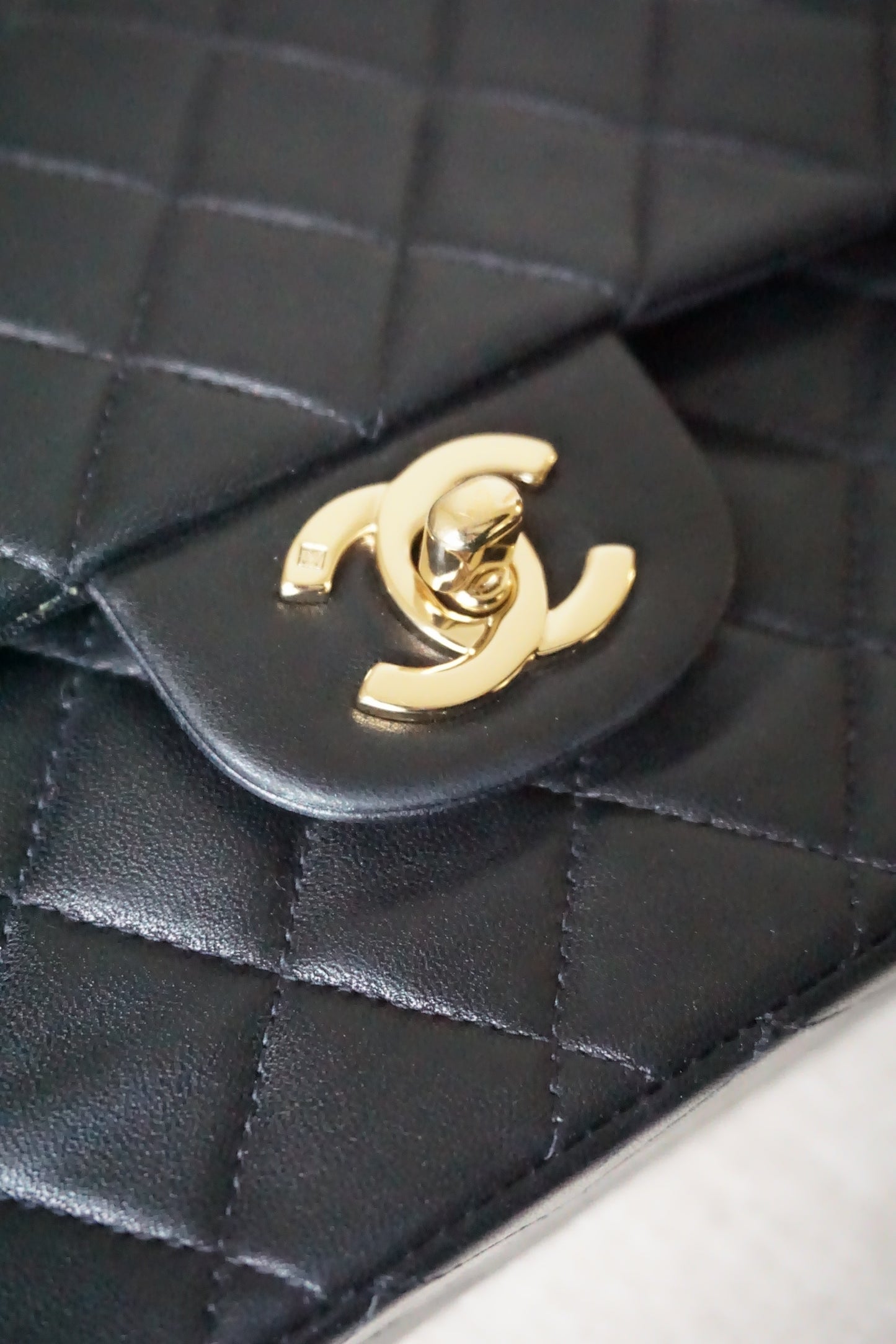Pre-Loved Chanel Black Medium Classic Flap