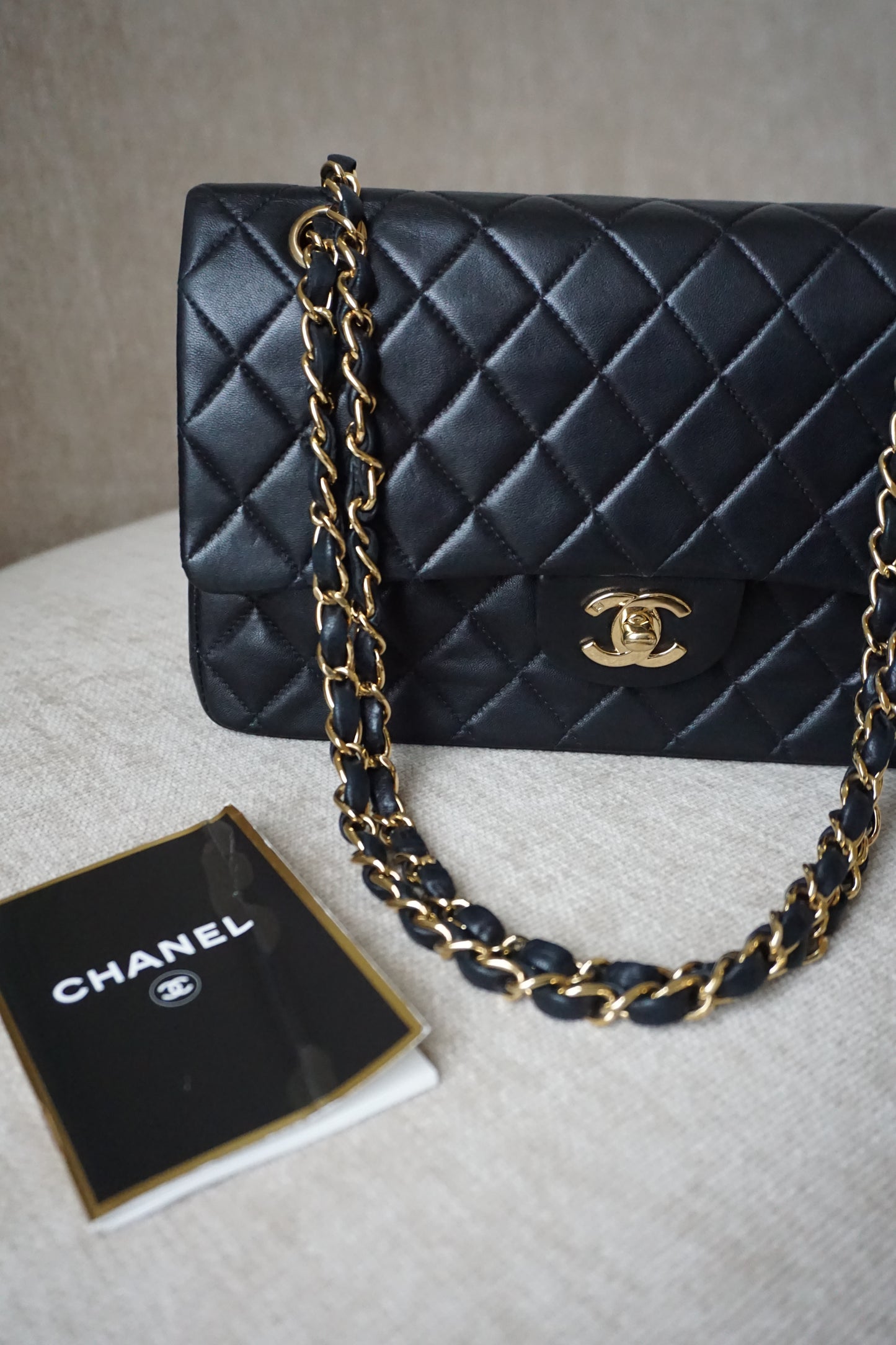 Pre-Loved Chanel Black Medium Classic Flap