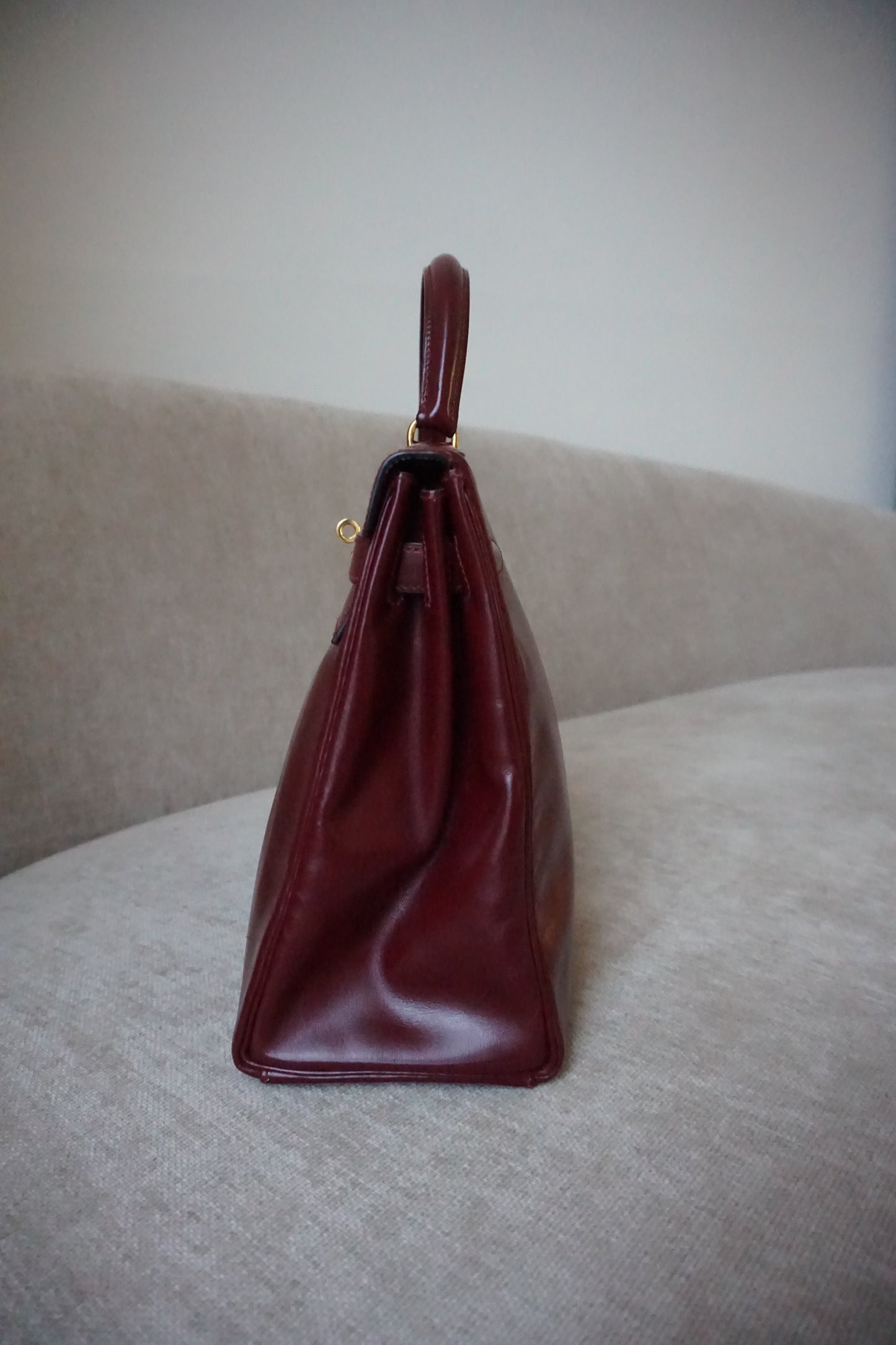 Pre-Loved Kelly 32 Rouge H Box