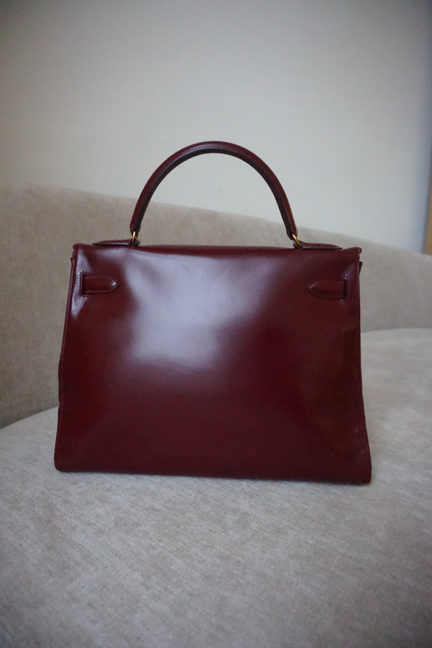 Pre-Loved Kelly 32 Rouge H Box