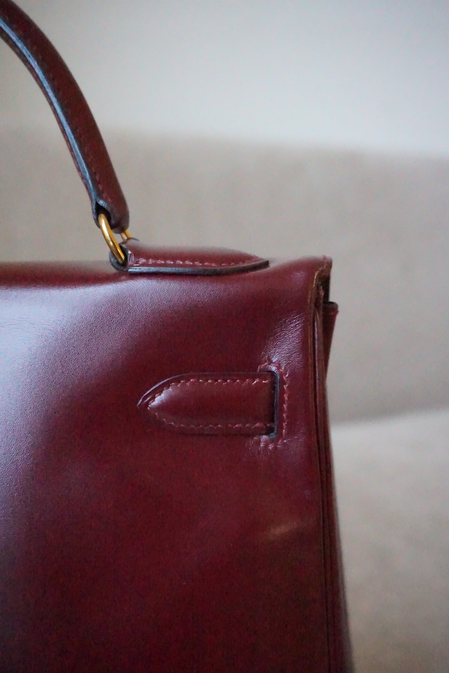 Pre-Loved Kelly 32 Rouge H Box
