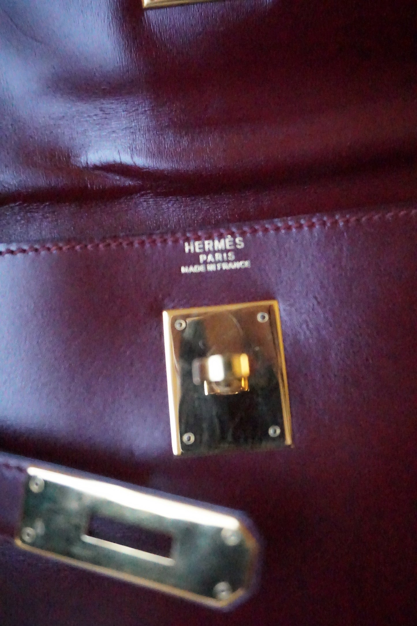 Pre-Loved Kelly 32 Rouge H Box