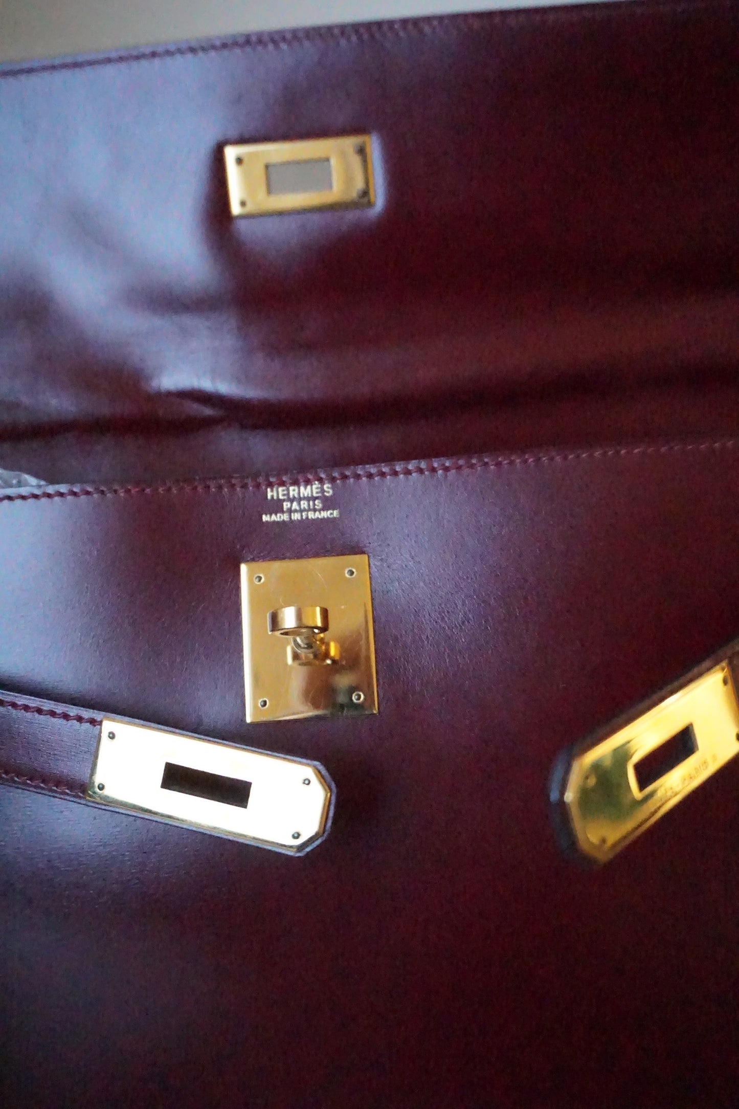 Pre-Loved Kelly 32 Rouge H Box
