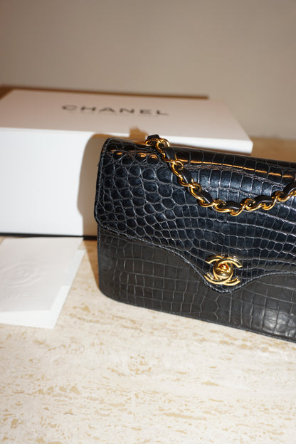 Pre-Loved Chanel Croc Mini Flap