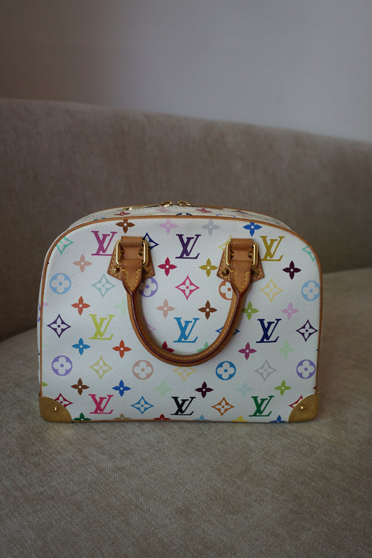 Pre-Loved Louis Vuitton x Takashi Murakami Multicolor Trouville