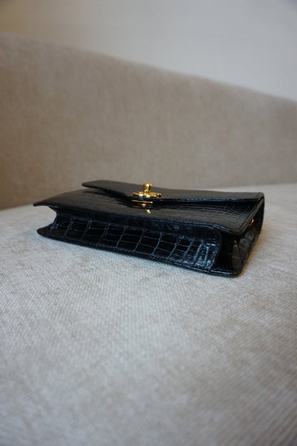 Pre-Loved Chanel Croc Mini Flap