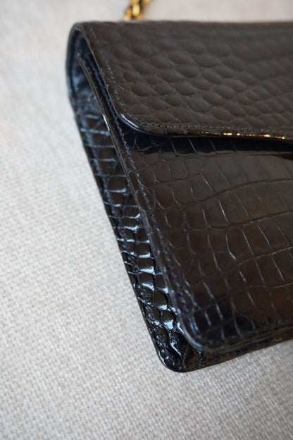 Pre-Loved Chanel Croc Mini Flap