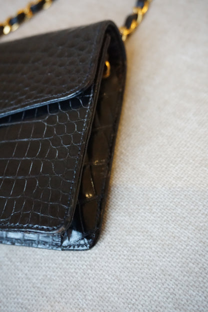 Pre-Loved Chanel Croc Mini Flap