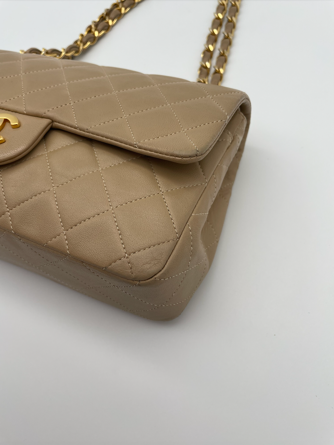 Pre-Loved Chanel Beige Small Classic Flap – The Bag Lady