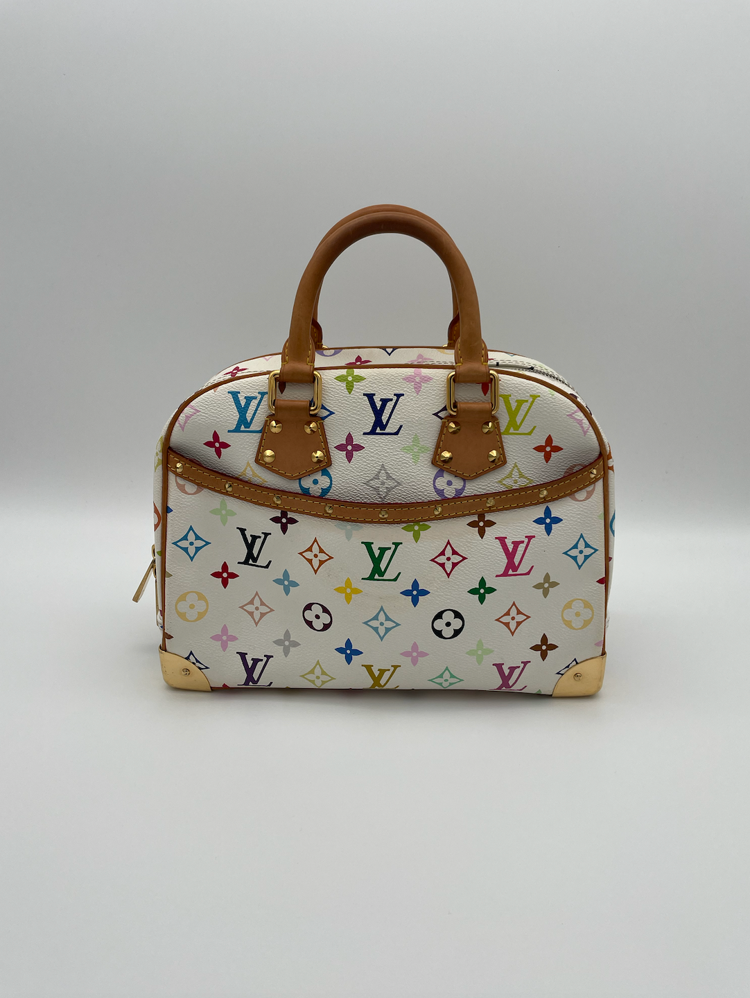 Pre-Loved Louis Vuitton x Takashi Murakami Multicolor Trouville – The Bag  Lady